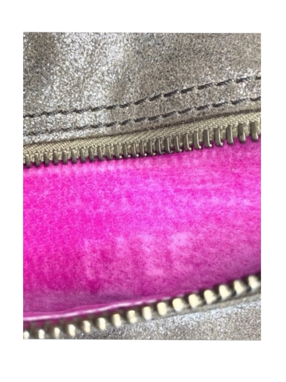 HTF: new Kale เผ Diego Edgy Messenger Handbag Bag เผ Mineral Metallic Leather เผ - Picture 12 of 16